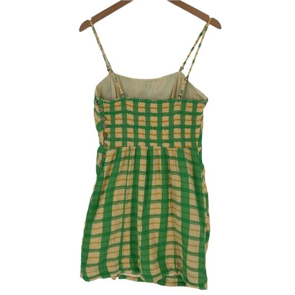 Free People Suits Me Fine Mini Dress in Green | Size Large - Picture 4 of 9